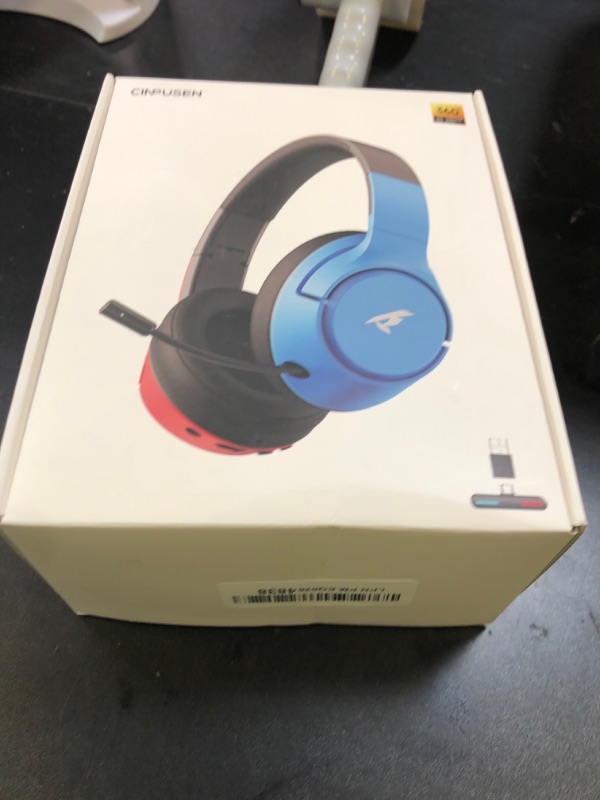 Photo 1 of CG-01 2.4Ghz Wireless Gaming Headset for Nintendo Switch?OLED?Lite, Bluetooth 5.4 Gaming Headphones with Noise Cancelling Microphone, 40Hr Battery, USB & Type-C Connector for PS5, PS4, PC, Laptop, Mac