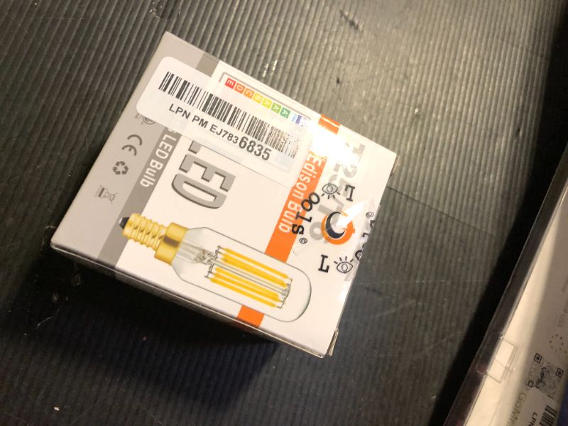 Photo 1 of T6 Led Bulb, T6.5 Dimmable E12 Edison Light Bulbs Soft White 3000K, Frosted Glass,250lm, 25W Candelabra Incandescent Bulbs Equivalent Vintage LED Filament Candle Bulb with Decorative, 6Pack.