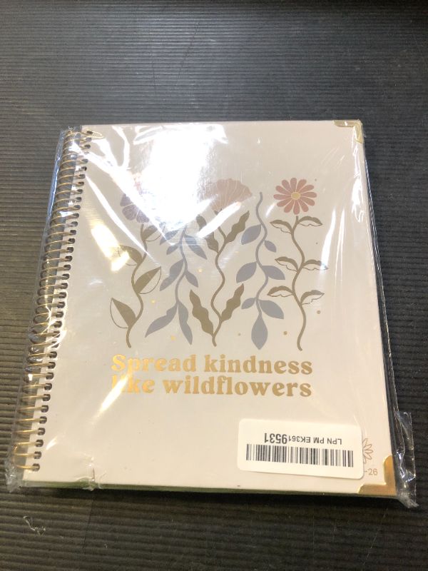 Photo 1 of bloom daily planners 2025-2026 Hardcover Academic Year Goal & Vision Planner (July 2025 - July 2026) - Monthly & Weekly Calendar Agenda Organizer - 7.5" x 9" - Spread Kindness Like Wildflowers