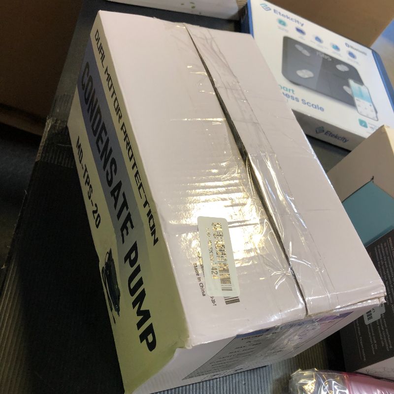 Photo 1 of 1/30 HP 132 GPH 20 FT Lift Transparent Condensate Pump for HVAC with 20 FT Tubing, 115V/230V Condensation Removal Pump with Safety Switch for Air Conditioner, Bolier, Furnace, Dehumidifier, Ice Maker