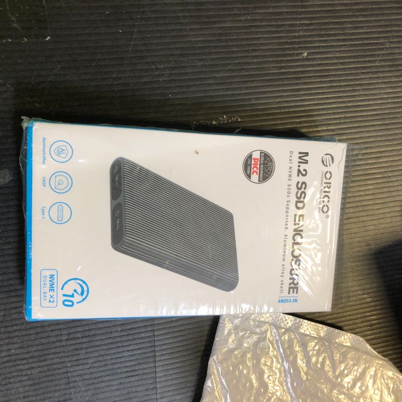 Photo 1 of ORICO Dual M.2 NVMe SSD Aluminum USB3.2 Gen2 10Gbps, M.2 Type-C Docking Station for PCIe M-Key, B&M Key 2230/2242/2260/2280 SSD, Tool-Free, Up to 4TB