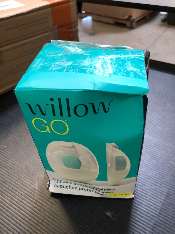 Photo 1 of Willow Go - Hands Free Breast Pump - Wearable Breastfeeding Pump - Portable, Electric, Cordless, & 9 Levels of Hospital Grade Suction Strength - Postpartum Essentials - 5oz Reusable Milk Containers