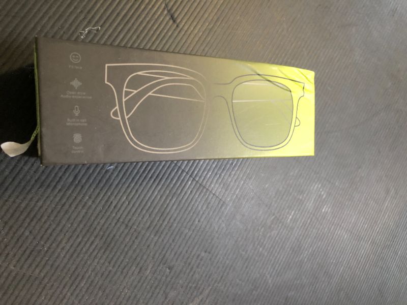 Photo 1 of AI Smart Glasses, Bluetooth 5.4 Translation Glasses with 144 Language & Accents, Blue Light Filtering Lenses, Multifunctional Smart Glasses for Men Women, Travel Meeting Trade Business HY-C8 Black