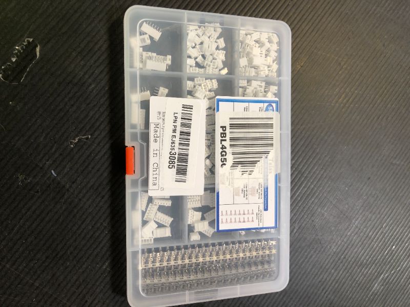 Photo 1 of Taiss 580PCS JST PH Connector kit 2.0mm 2/3/4/5/6Pin Housing,Female and Male Adapter Cable Connector Plug,PH2.0mm Female Pin Connectors,JST Connector F-066-580PCS