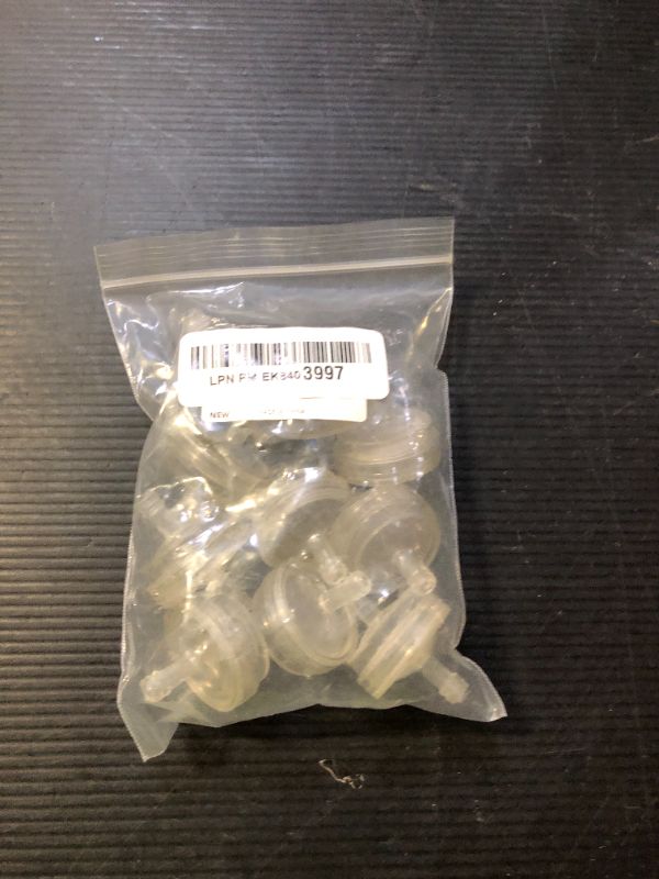 Photo 1 of 10pc Inline Fuel Filter 80 micron Fit For 1/4" Fuel Line Small Engines
