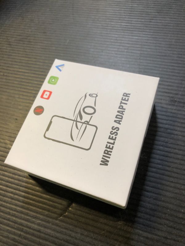 Photo 1 of Wireless Carplay Adapter, Supports Netflix, YouTube, TF Card Plug & Play, Android Auto Wireless Dongle Fits for Factory Wired Car Play Cars