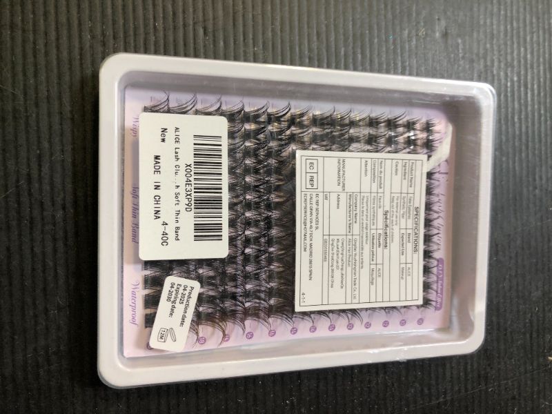 Photo 1 of ALICE Lash Clusters Wispy Eyelash Clusters 168pcs 10-18mm Cluster Eyelash Extensions Natural Volume Lash Extensions DIY Individual Lashes Clusters with Soft Thin Band