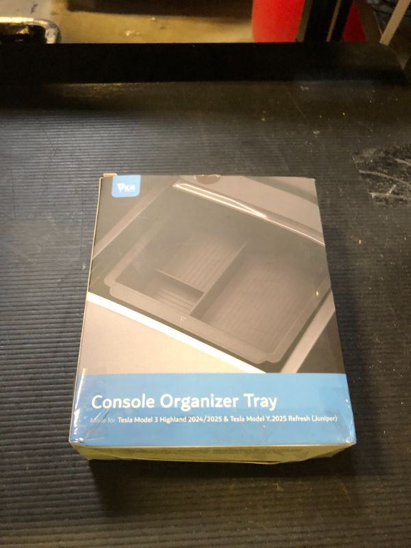 Photo 1 of TUDIA Center Console Organizer Tray Designed for Tesla Model 3 2025/2024 (Highland) & Model Y 2025/2026 (Juniper) - [NOT Compatible with Model 3 2021-2023] Smooth Slide Storage with Silicone Lining