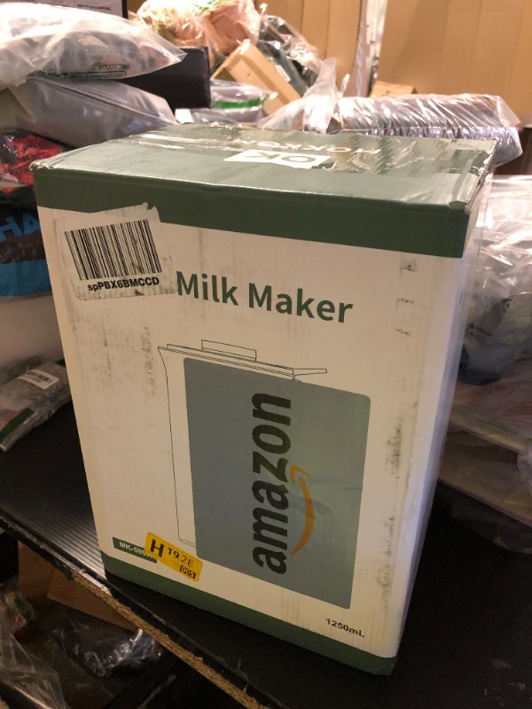 Photo 1 of MOKKOM Nut Milk Maker, 42oz Automatic Almond Milk Machine for Homemade Plant-Based Milk, Oats, Soy, Dairy Free Beverages, Soy Milk Maker with Delay Start/Keep Warm/Self-Cleaning/Boiling, White