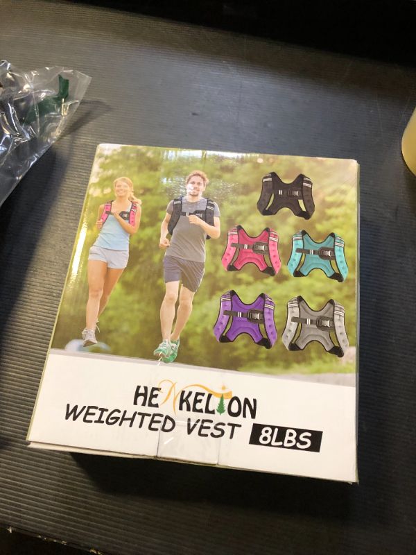 Photo 1 of Henkelion Weighted Vest Weight Vest for Men Women Kids Weights Included, Body Weight Vests Adjustable for Running, Training Workout, Jogging, Walking