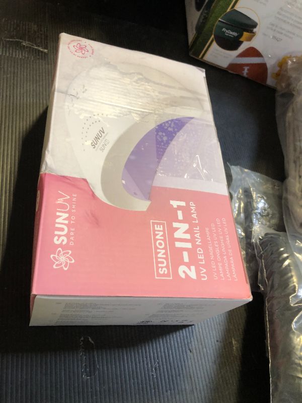 Photo 1 of SUNUV UV LED Nail Lamp, Gel Light for Nail Polish UV Dryer with 3 Timers SUNone White