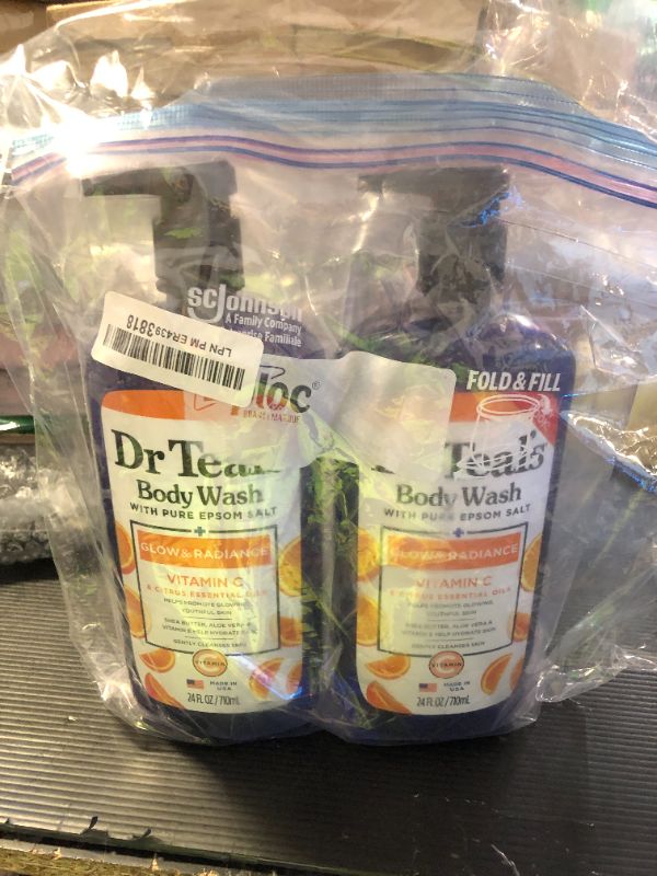 Photo 1 of Dr Teal's Glow & Radiance with Vitamin C & Citrus Essential Oils Body Wash 24oz Pack of 2
