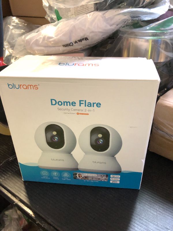 Photo 1 of blurams Cameras for Home Security, 2K Pet Camera with Phone App, 360° PTZ Indoor Cameras, 2-Way Talk, Motion Tracking, Color/IR Night Vision, Cloud&SD, Works with Alexa (2Pack, 5GHz/2.4GHz Dual-Band)