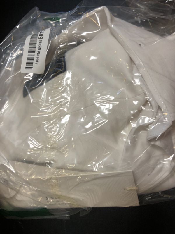 Photo 1 of J.VER Men's Dress Shirts Solid Long Sleeve Stretch Wrinkle-Free Formal Shirt Business Casual Button Down Shirts White Small