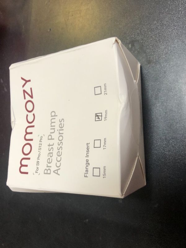 Photo 1 of Momcozy Flange Insert 19mm Compatible with 24mm Flange/Shield of Most Pumps, Insert for Breast Pump Replacement Accessories, 4PCS 19mm