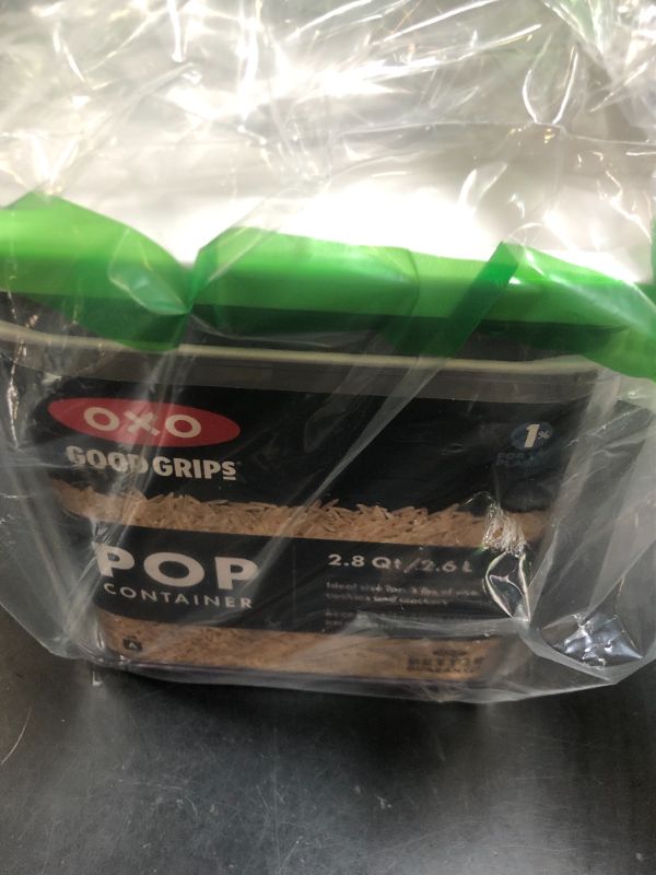 Photo 1 of OXO Good Grips POP Container - Airtight Food Storage - Big Square Short 2.8 Qt Ideal for 5 lbs of sugar, cookies or crackers