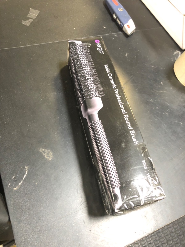 Photo 1 of Ergo Ceramic Ionic Round Brush for Blow Out - Salon Quality Hair Brushes for Women - Roller Brush for Blow Drying, Wet and Dry Hair Styling, Volumizing Hair Care - ER43: 1.75"