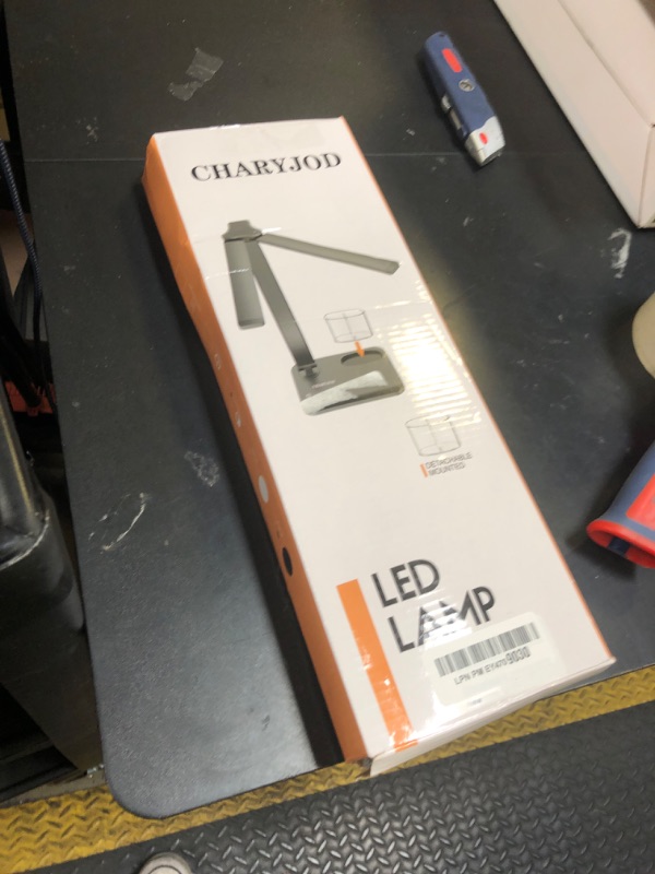 Photo 1 of CHARYJOD Dimmable LED Desk Lamp with USB Charging Port, 50 Lighting Modes Dual Swing Arm Architect Table Lamp Light Desk Lamp for Home Office Dorm Piano Nail