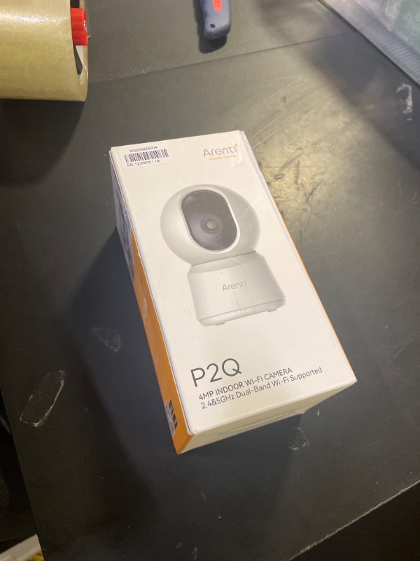 Photo 1 of ARENTI 5G Security Camera Indoor, 4MP Pet Camera with Speaker for Dog/Cat, Baby Monitor with Phone App, Dual-Band WiFi, Auto Tracking, Super Night Vision, 2-Way Talk, Cloud & SD Card Storage