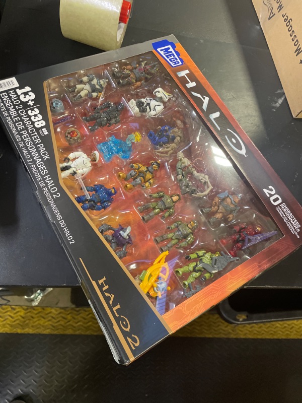 Photo 1 of MEGA HALO Action Figures Building Toys Set, Character Pack with 339 Pieces, Poseable Articulation, 2 Inches Tall, Kids or Adult Collectible
