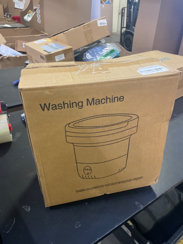 Photo 1 of Portable Washing Machine, 16L Upgraded With Spin Basket, Foldable Mini Washer Cleaning for Underwear, Baby Clothes Socks and Small Items, Small Washer for Apartments, Dorm,RV, Travel, Hotel
