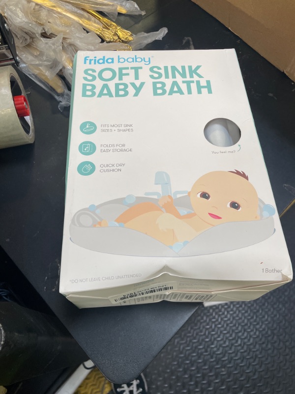 Photo 1 of Frida Baby Soft Sink Bath, Sink Bather, Easy to Clean Bather That Supports Baby's Head