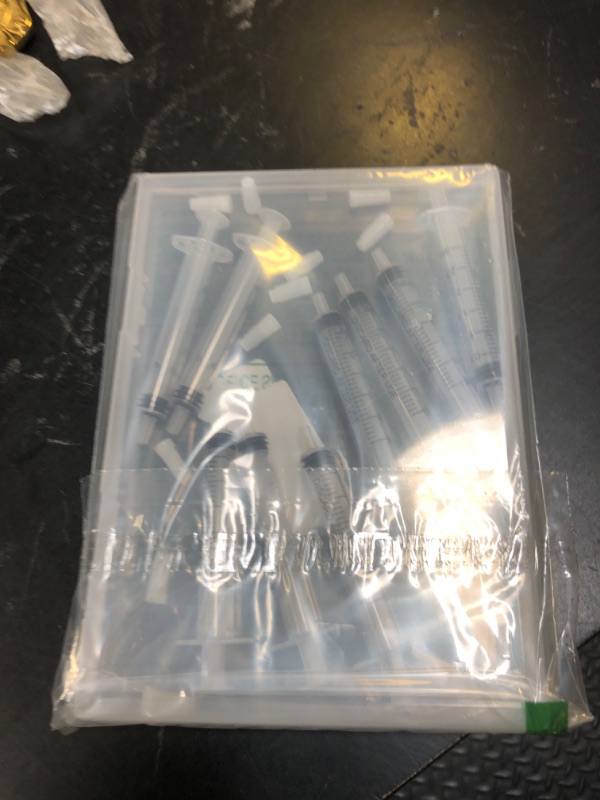 Photo 1 of 10 Pack 3ml Syringe with Cap, Disposable Syringes for liquid, Colostrum Syringes, No Needle, Individually Sealed