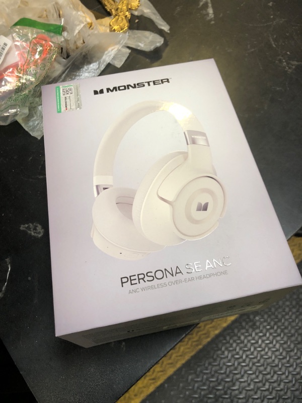 Photo 1 of Monster Persona SE ANC Active Noise Cancelling Headphones, Wireless Bluetooth Headphones Over Ear, 60H Playtime, HiFi Stereo Audio, Deep Bass, Built-in Mic, Memory Foam Ear Cups for Home Office