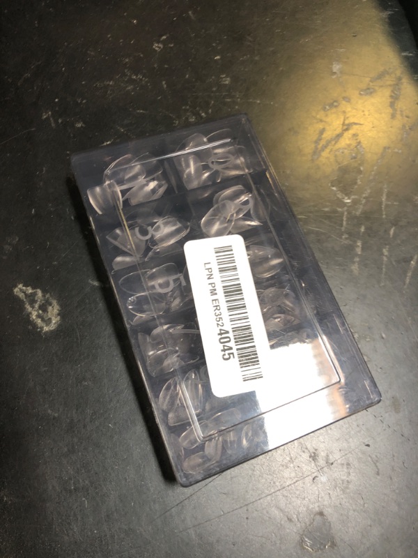 Photo 1 of UNA GELLA Extra Short Almond Nail Tips 12 Sizes Short Almond Gel Nail Tips 120Pcs Soft Gel Clear Full Cover Nails Tips Acrylic False Nails Press On Nails for Extensions DIY Salon