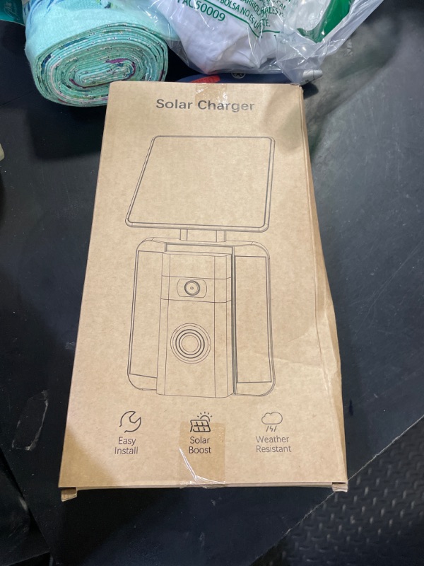 Photo 1 of QIBOX Solar Charger Compatible with Ring Video Doorbell (2020 Release), 2.9W Waterproof Continuously Solar Panel, Only for Micro USB Port Adjustable PanelLPNPMEK0998521
