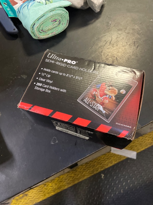 Photo 1 of Ultra Pro Semi-Rigid 1/2" Lip Sleeves, Plastic, 200ct