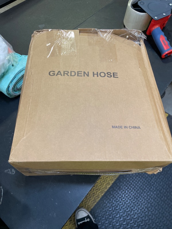 Photo 1 of Garden Hose 50 ft - Stainless Steel Water Hose 50ft with 10 Function Nozzle, No Kinks & No Tangles, Flexible, Lightweight, Puncture & Rust Proof Metal Garden Hose for Yard, RV, Garden, Outdoor
