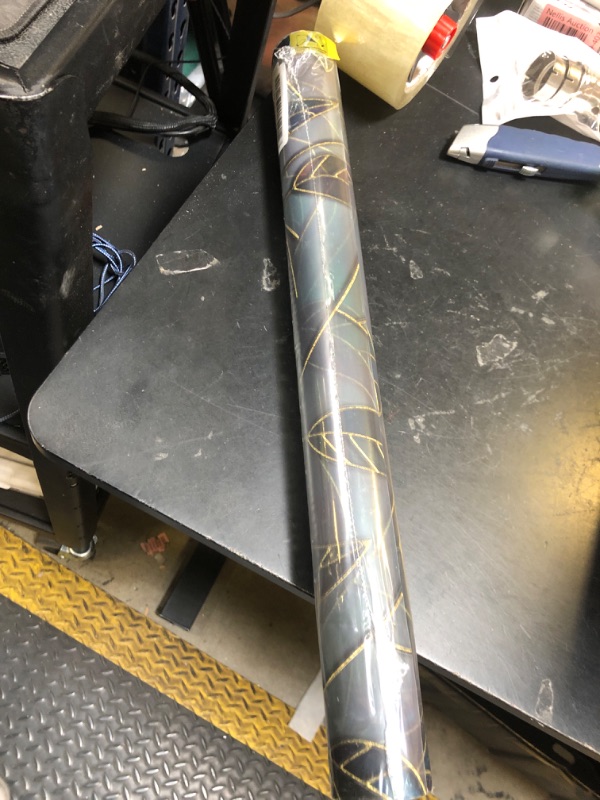 Photo 1 of DKTIE Static Cling Decorative Window Film Vinyl Non Adhesive Privacy Film, Multilayer UV Inkjet Technology, 3D Thickened Stained Film (S166, 17.7'' x 118.1'')