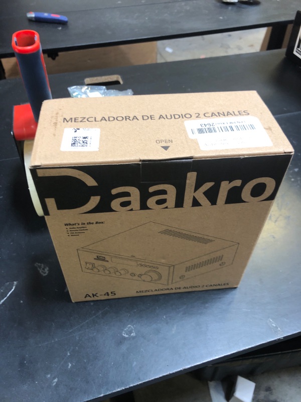 Photo 1 of Daakro AK45 Stereo Audio Amplifier,300W Home 2 Channel Wireless Bluetooth 5.0 Power Amplifier System, Home Amplifiers FM Radio, USB, SD Card, with Remote Control Home Theater Audio Stereo System