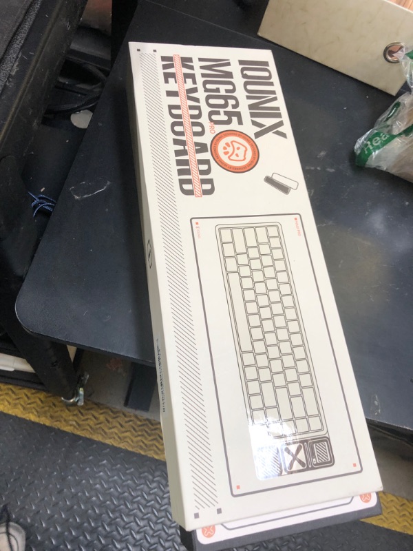 Photo 1 of IQUNIX Magi65 Pro Low Profile Mechanical Keyboard Wireless 65% Keyboard Ultra Slim for Creamy Typing, Hot Swappable, RGB Backlit, PBT Keycaps, Aluminum Case, BT/2.4G/USB-C, Mac/Windows (Shadow Black)