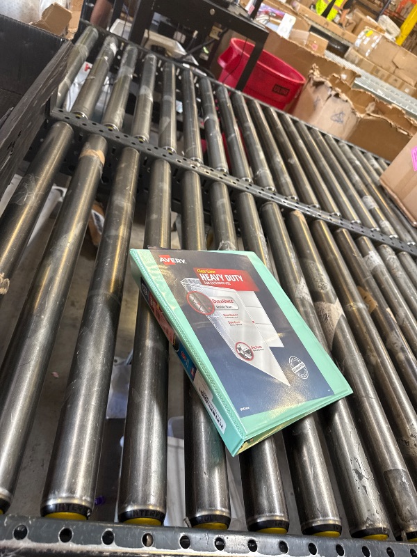 Photo 1 of Avery Heavy-Duty View 3 Ring Binder, 1.5 Inch EZD Rings, Great for Portfolios, Office, School Notebooks, and More, 1 Mint Binder (79271)
