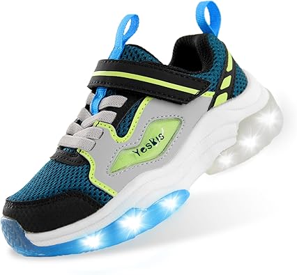 Photo 1 of YESKIS Kids Light Up Sneakers for Boys Girls Running Tennis Shoes Lightweight Breathable Led Flashing FutuVibe Sport Athletic, Little Kid and Big Kid
sz 5