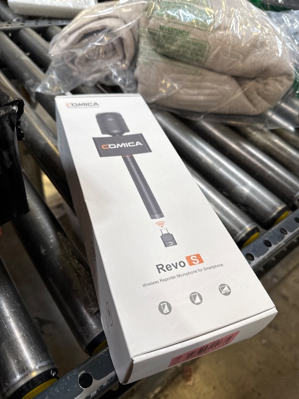 Photo 1 of COMICA Revo S Wireless Handheld Microphone with USB-C Receiver,48kHz/24bit Recording, 15H Battery Life, Reporter Mic for Street Interview/Podcasting, Compatible with iPhone 15/16, USB-C Android Phone