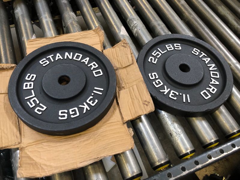 Photo 1 of 25 lb  Weight Plate set