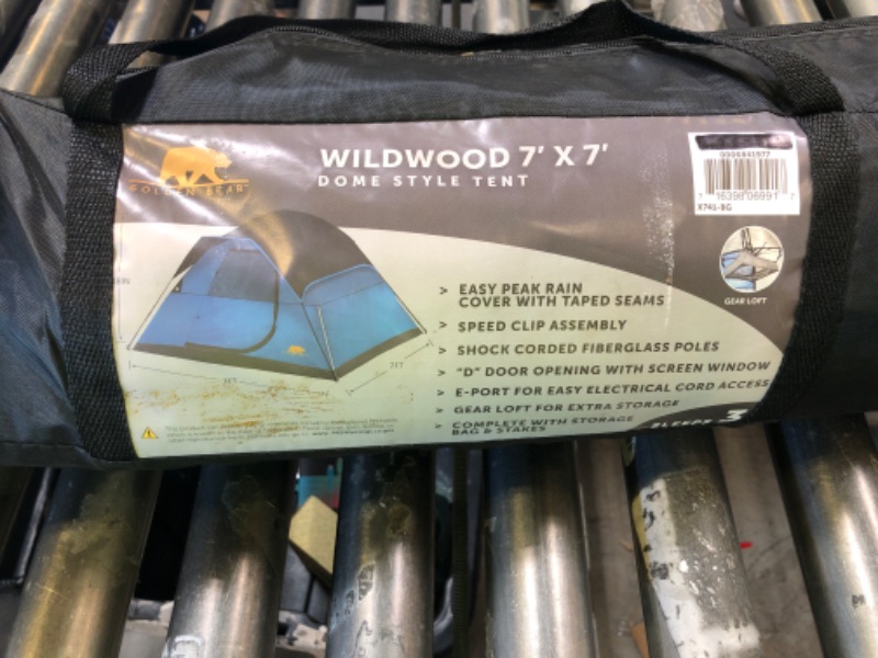 Photo 1 of Golden Bear Wildwood 3-Person Dome Tent