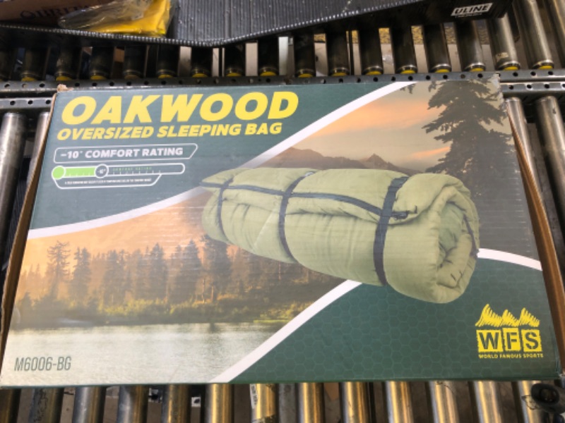 Photo 1 of 
World Famous Sports Oakwood -10° Canvas Sleeping Bag