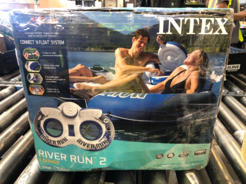 Photo 1 of Intex Recreation 58837EP River Run II Inflatable Lounge, 95.5 x 62-in. - Quantity 3