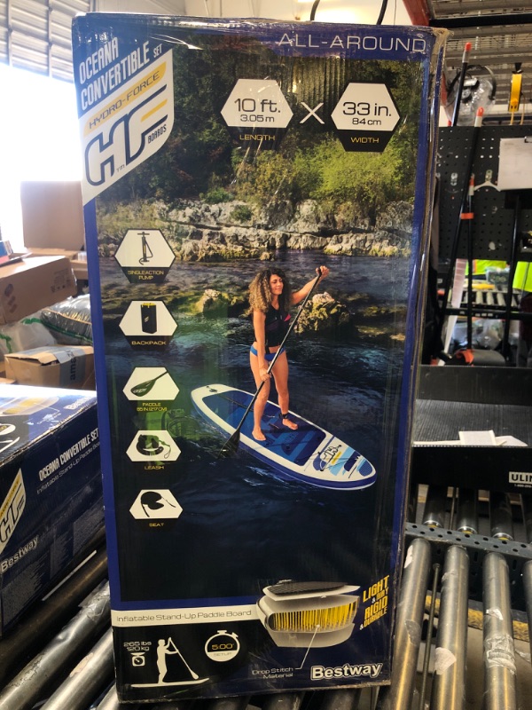 Photo 1 of Bestway Oceana Inflatable 10' Stand-Up Paddle Board & Kayak Set, Multi, Float