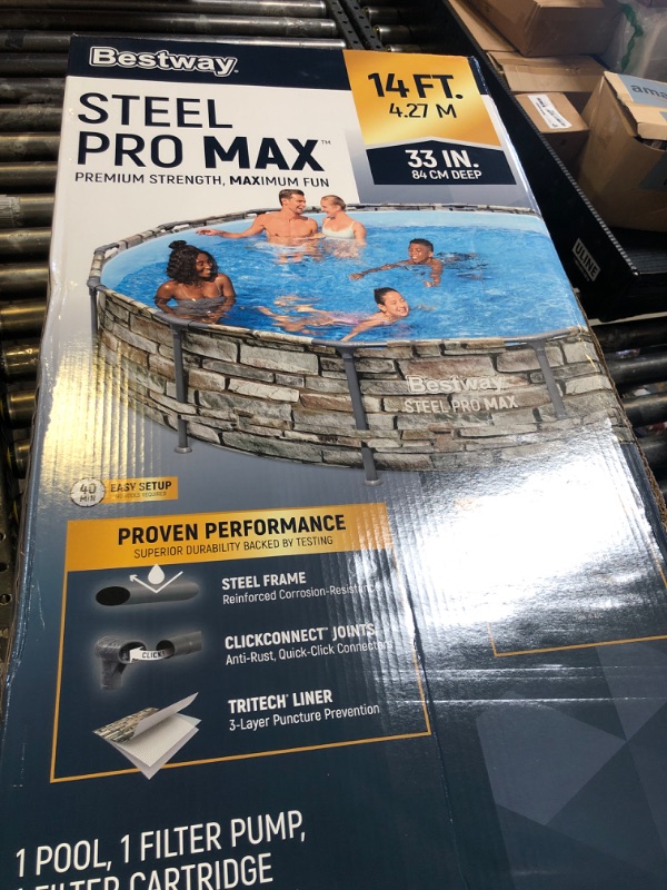Photo 1 of Steel Pro MAX Max 14' x 33" Backyard Pool Set