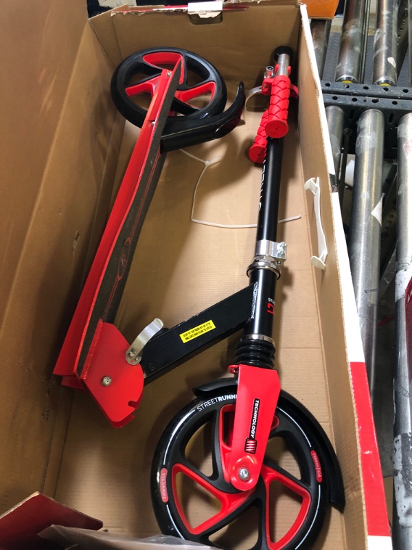Photo 1 of Street Runner Dart - Big Wheel Scooter for Kids 6 Years and up, Kick Scooter for Adults Teens, Height Adjustable Lightweight Foldable with Shock Absorption, 250lb Weight Capacity