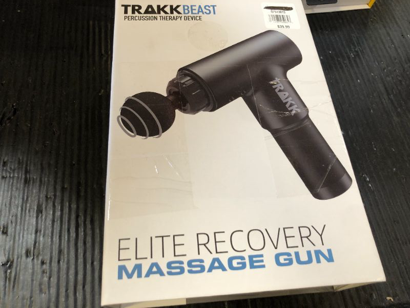 Photo 1 of TRAKKBEAST Elite Recovery Massage Gun TR-BSTGN-300-BK

