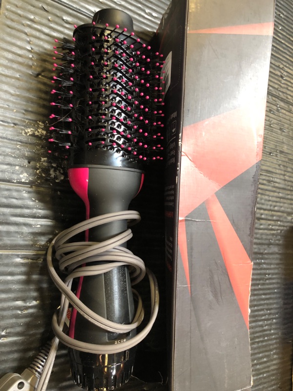 Photo 1 of Upgraded 4 in 1 Hair Dryer and Styler Volumizer with Negative Ion Anti-frizz Ceramic Titanium Barrel Hot Air Brush Straightener