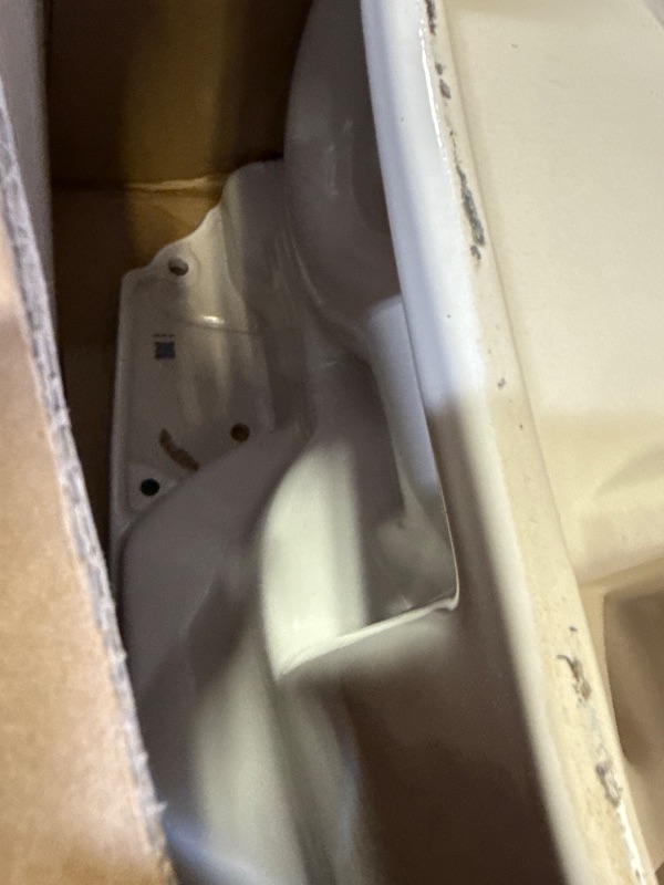 Photo 1 of Drake Modern 2-Piece 1.28 GPF Single Flush Elongated ADA Comfort Height Toilet 10in Rough-In Cotton White, Seat Included