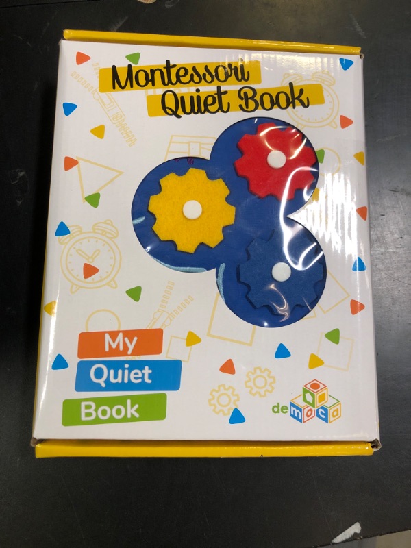 Photo 1 of deMoca Busy Book for Toddlers 1-3 - Airplane Toys for Toddlers 1-3, My Quiet Book Montessori Toys for 1 Year Old with Kids Plane Activities, Activity Busy Board, Gift for Boys & Girls