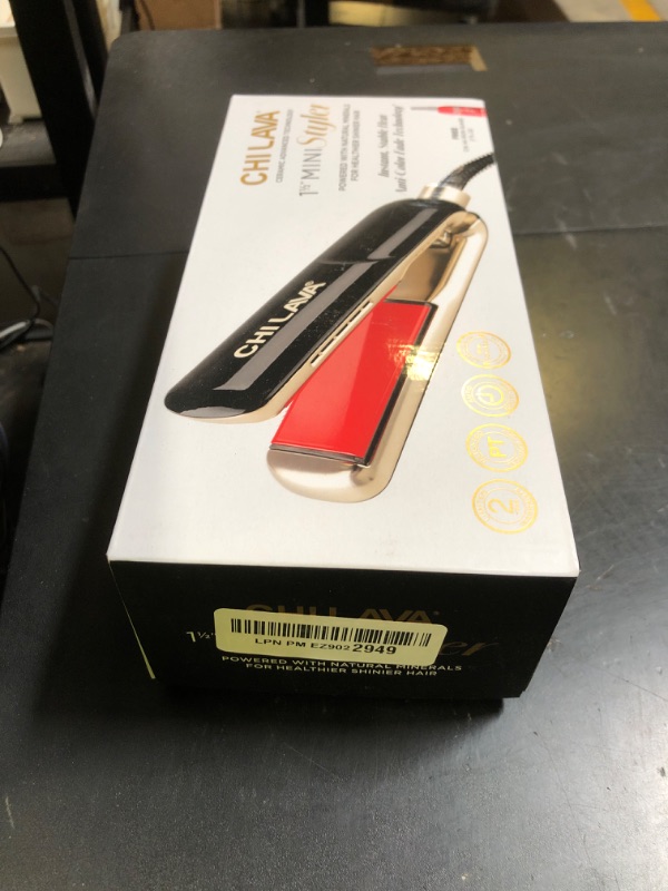 Photo 1 of CHI Lava MiniStyler with CHI 44 Iron Guard (2 Oz), Ceramic Hair Straightener for Long-Lasting Shine, Perfect for Daily Use and Travel, 1.5” Iron